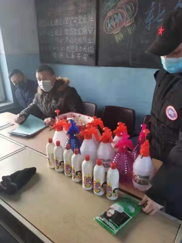 铁路运输部各铁运科按期喷洒消毒液