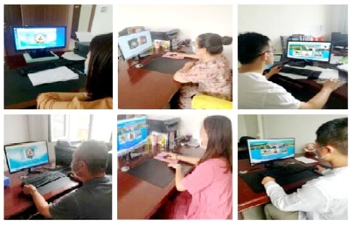 金盛泰公司组织干部职工网上旅行360全景展示清静体验馆