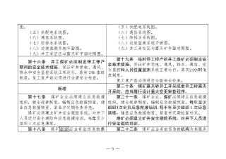 煤矿清静规程2025版新旧比照表_09