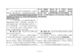 煤矿清静规程2025版新旧比照表_119